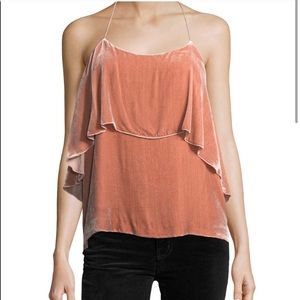 ALICE + OLIVIA Velvet Top